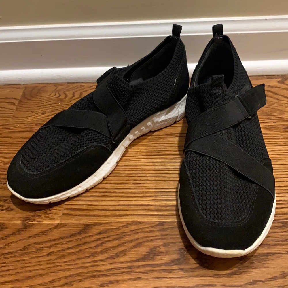 Black Slip on Sneakers